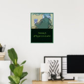 Absinthe Green Fairy, bearbeiten Text Poster (Heimbüro)