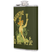 Absinthe Green Fairy La Fee Verte, Poster Steampun Flachmann (Links)