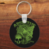 Absinthe Green Fairy Lady Schlüsselanhänger (Vorderseite)