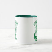 Absinthe Green Fairy Lady Tasse (Zentrum)