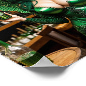 Absinthe Green Fairy Poster (Ecke)