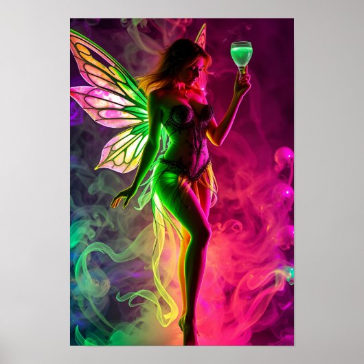 Absinthe Green Fairy Poster (Vorne)