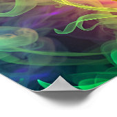 Absinthe Green Fairy Poster (Ecke)