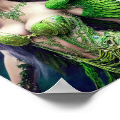 Absinthe Green Fairy Poster (Ecke)