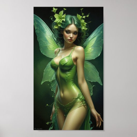 Absinthe Green Fairy Poster (Vorne)