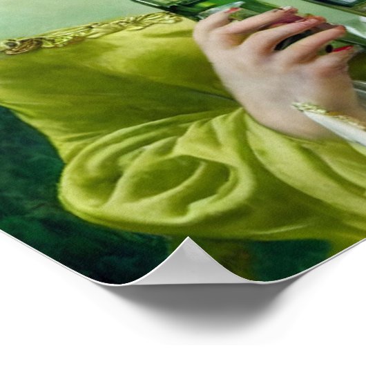 Absinthe Green Fairy Poster (Ecke)