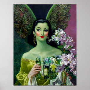 Absinthe Green Fairy  Poster
