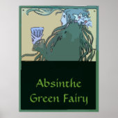 Absinthe Green Fairy Poster (Vorne)
