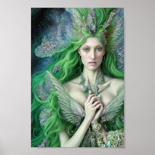 Absinthe Green Fairy  Poster (Vorne)