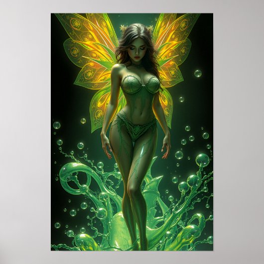 Absinthe Green Fairy Poster (Vorne)