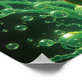 Absinthe Green Fairy Poster (Ecke)