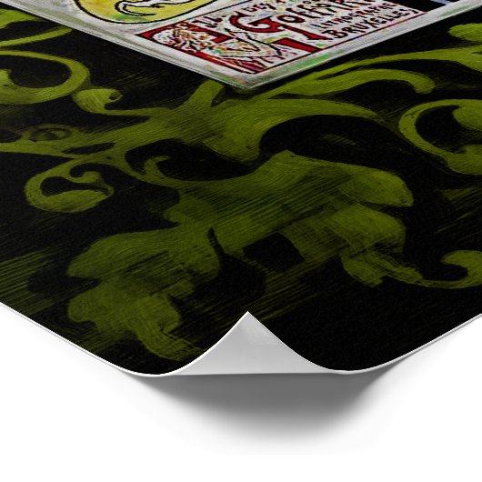 Absinthe Green Fairy Poster (Ecke)