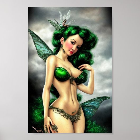 Absinthe Green Fairy Poster (Vorne)