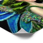 Absinthe Green Fairy Poster (Ecke)