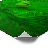 Absinthe Green Fairy Poster (Ecke)