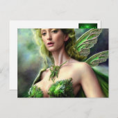 Absinthe Green Fairy Postkarte (Vorne/Hinten)