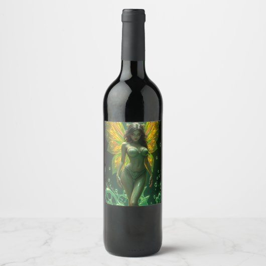 Absinthe Green Fairy Weinetikett (Vorderseite)