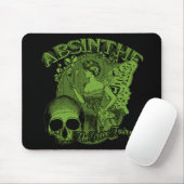 Absinthe Grüne Feen Dame Mousepad (Mit Mouse)