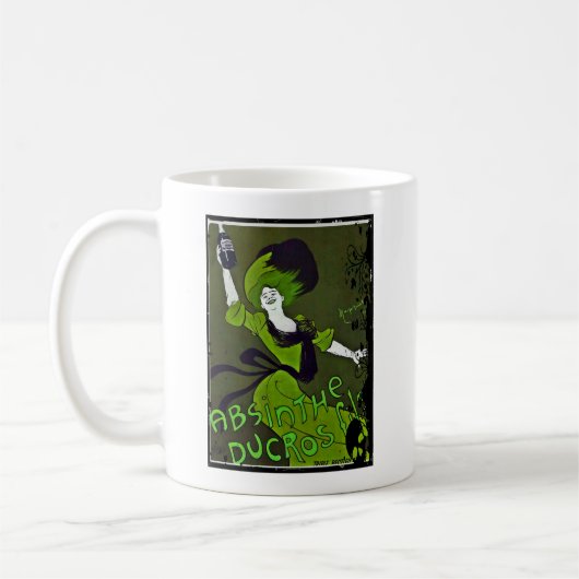 Absinthe in Green Kaffeetasse (Links)
