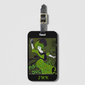Absinthe in Green Personalisiert Gepäckanhänger (Vorderseite Vertikal)