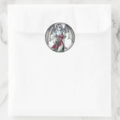 Absinthe jetzt Fairy Fade to Black Round Stickers (Tasche)
