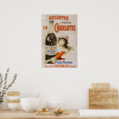 Absinthe La Charlotte Poster (Küche)