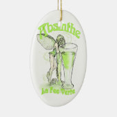 Absinthe La Fee Verte Fairy mit Glas Keramikornament (Rechts)