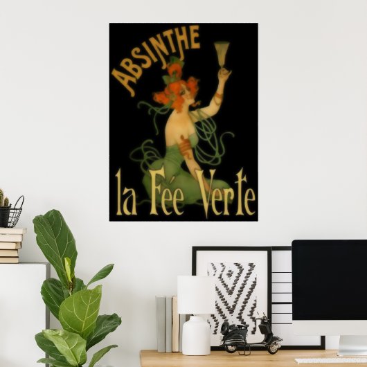 Absinthe La Fee Verte Poster (Heimbüro)