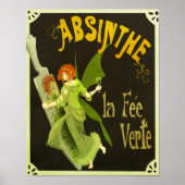 Absinthe la Fee Verte Poster (Vorne)