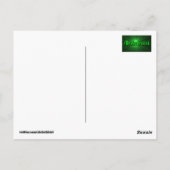 Absinthe lässt das Herz wachsen Fonder Postkarte (Rückseite)