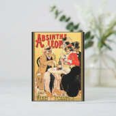Absinthe Leon Postkarte (Stehend Vorderseite)