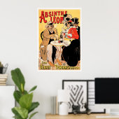 Absinthe Leon Vintag Wine Drink und Art Poster (Heimbüro)