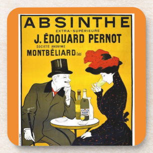 Absinthe Leonetto Cappiello Vintage Werbung Getränkeuntersetzer