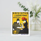 Absinthe Leonetto Cappiello Vintage Werbung Postkarte (Stehend Vorderseite)