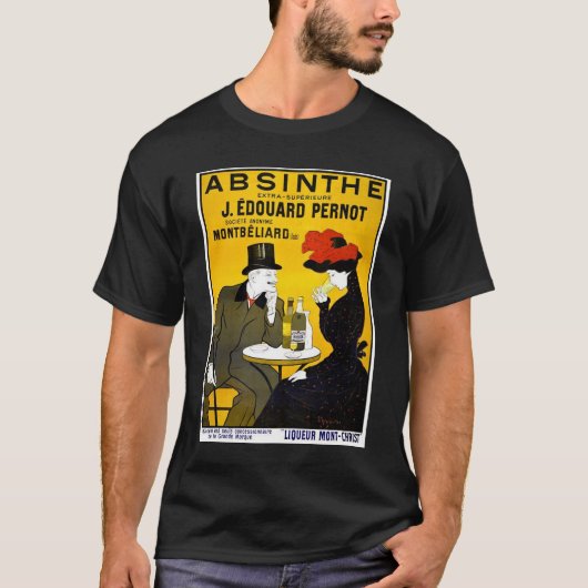 Absinthe Leonetto Cappiello Vintage Werbung T-Shirt (Vorderseite)