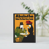 Absinthe MAkes der Herz-Wachstum-Fonder Postkarte (Stehend Vorderseite)