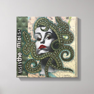 Absinthe Medusa von Natalie Schorr Leinwanddruck