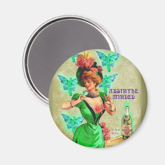 Absinthe Minded Magnet (Vorderseite/Rückseite)