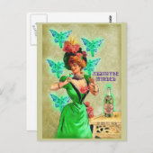 Absinthe Minded Postcard Postkarte (Vorne/Hinten)