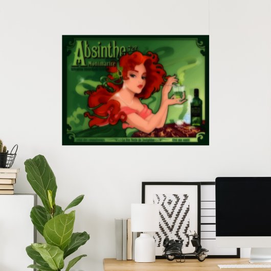Absinthe Montmartre Poster (Heimbüro)