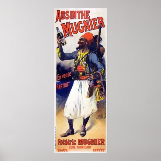Absinthe Mugnier Poster (Vorne)