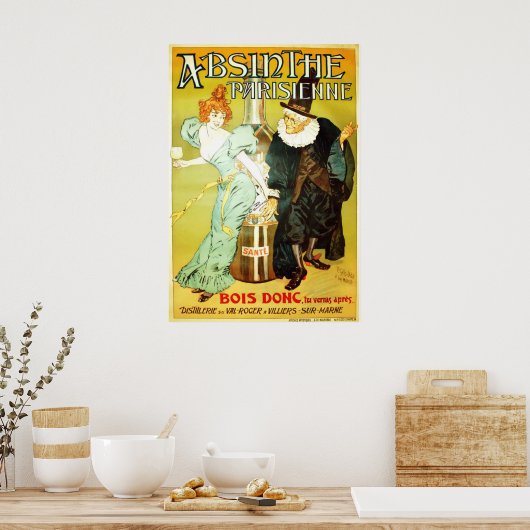 Absinthe Parisienne Poster (Küche)