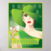 Absinthe-Plakat Poster (Vorne)