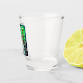 Absinthe-Plakat Schnapsglas (Rechts)