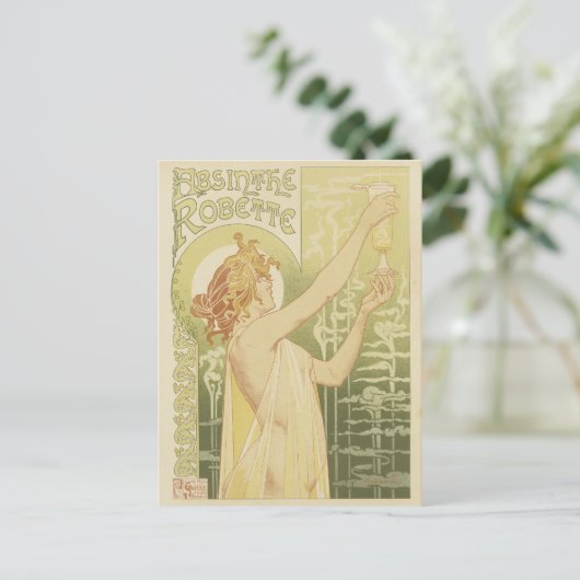 Absinthe Postcards Postkarte (Stehend Vorderseite)