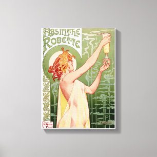 Absinthe Robette 1896 Vintage Poster wiederhergest Leinwanddruck