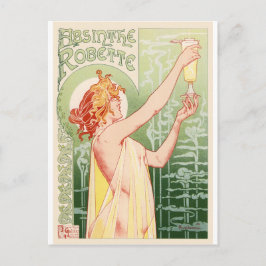 Absinthe Robette - Alkohol Vintage Poster Postkarte
