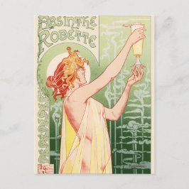 Absinthe Robette - Alkohol Vintage Poster Postkarte