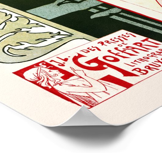 Absinthe Robette (Cream) Poster (Ecke)