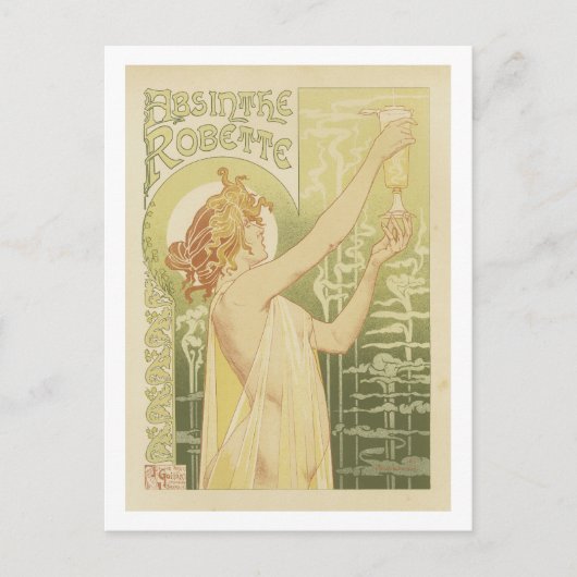 Absinthe Robette Postkarte (Vorderseite)